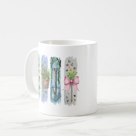 Gartenlandschaft Lover Kaffeetasse (Vorderseite Links)