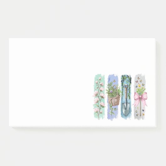 Gartenlandschaft Lover Post-it Klebezettel (Vorderseite)