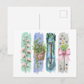 Gartenlandschaft Lover Postkarte (Vorne/Hinten)