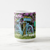 Gartenlandschaft mein glücklicher Ort Kaffeetasse (Mittel)