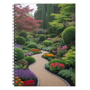 Gartenlandschaft Notizblock
