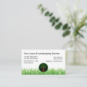 Gartenlandschaft und Baumartendienst Visitenkarte (Stehend Vorderseite)