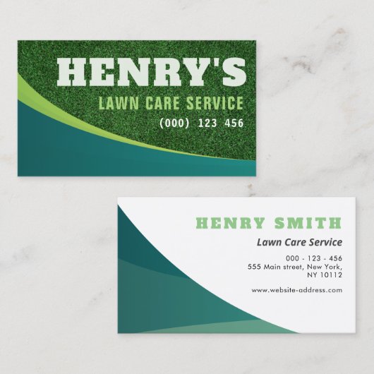 Gartenlandschaft Visitenkarte (Vorne/Hinten)