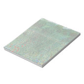 Gartenlandschaft von Gustav Klimt Notizblock (Rotiert)