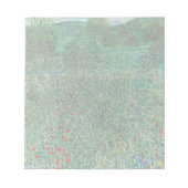 Gartenlandschaft von Gustav Klimt Notizblock (Vorderseite)