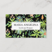 Gartenlandschaften Garten Pflanze Moderne Cool Visitenkarte (Vorderseite)