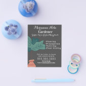 Gartenlandschaften Landschaftsgärtnerei Pflanze Bu Flyer (Einzeln)