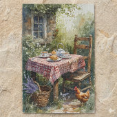 Gartenlauben-Teemorgen-Aquarell Puzzle