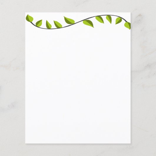 Gartenleaf Garten Grün Flyer (Hinten)