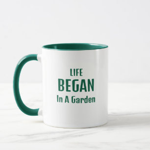 Gartenleben Begann In Einer Gartencoffee-Tasse Tasse