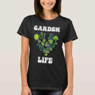 Gartenleben Pflanzenrechen Bewässerung Garten Blum T-Shirt