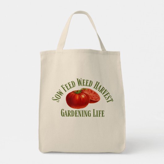 Gartenleben Tragetasche (Rückseite)