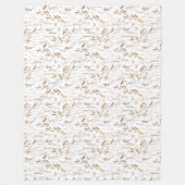 Gartenleder Fleecedecke (Vorderseite)