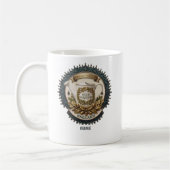 Gartenleiter | Personalisiertes britisches Erbstüc Kaffeetasse (Links)