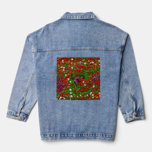 Gartenliebhaber Jeansjacke (Rückseite)