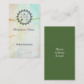 Gartenlogo 3 visitenkarte (Vorne/Hinten)