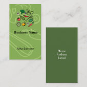 Gartenlogo Visitenkarte (Vorne/Hinten)