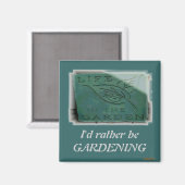 Gartenmagnet Magnet (Vorderseite/Rückseite)