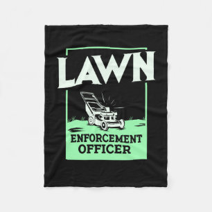 Gartenmäher-Geschenk Fleecedecke