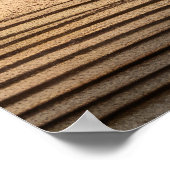 Gartenmeditation Ruhe und Frieden Poster (Ecke)