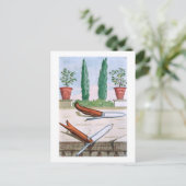 Gartenmesser, von "Hesperides" von Giovanni Bat Postkarte (Stehend Vorderseite)