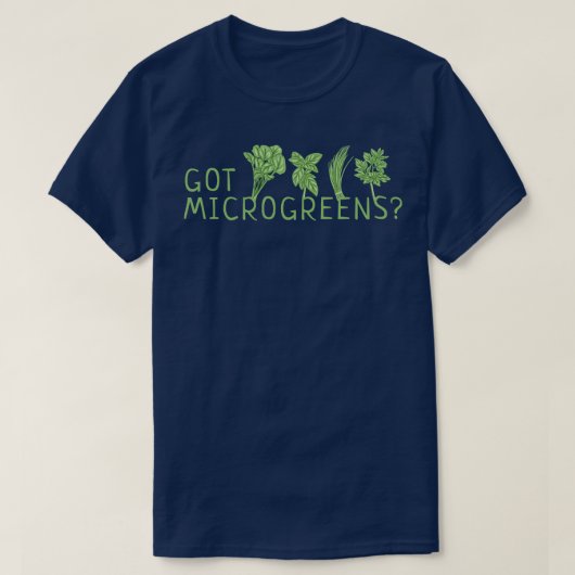 Gartenmikrogrün Mikrofone Grüntöne T-Shirt (Design vorne)