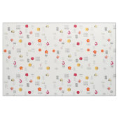Gartenmöbel mit Blume mit Quotes Druckmuster Stoff (Fat Quarter (45,7 x 55,9 cm))