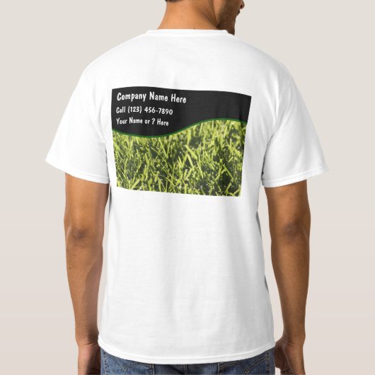 Gartenmöbel T-Shirt (Rückseite)
