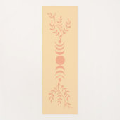 Gartenmondphasen Yogamatte (Vorderseite)