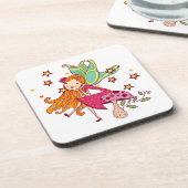 Gartenmühle auf Mushroom Getränkeuntersetzer (Linke Seite)