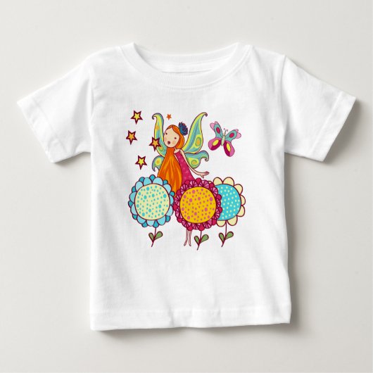 Gartenmühle mit Blume Baby T-shirt (Vorderseite)