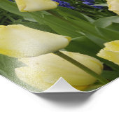 Gartenmuster der Blume und 2 Fotodruck (Ecke)