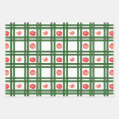 Gartenmuster für frische Tomaten Geschenkpapier Set (Vorderseite 3)