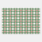 Gartenmuster für frische Tomaten Geschenkpapier Set (Vorderseite 2)