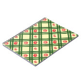 Gartenmuster für frische Tomaten Notizblock (Linke Seite)