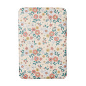 Gartenmuster für Korallenblumen Badematte (Vorderseite Vertikal)