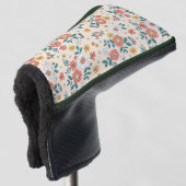 Gartenmuster für Korallenblumen Golf Headcover (3/4 Vorderseite)