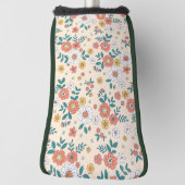 Gartenmuster für Korallenblumen Golf Headcover (Rotieren 90)