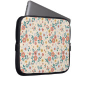 Gartenmuster für Korallenblumen Laptopschutzhülle (Vorne Rechts)