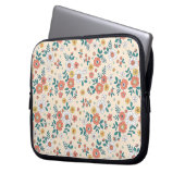 Gartenmuster für Korallenblumen Laptopschutzhülle (Vorderseite Links)