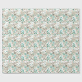 Gartenmuster Geschenkpapier (Flach)