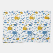 Gartenmuster Handtuch - Geschenk für Gartenliebhab (Horizontal)