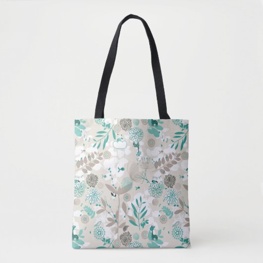 Gartenmuster Tasche (Vorderseite)