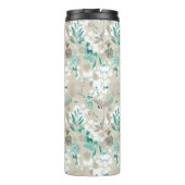 Gartenmuster Thermosbecher (Rückseite)