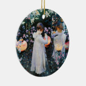 Gartennelke, Lilie, Lilie, Rose - John-Sänger Keramik Ornament (Rechts)