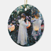 Gartennelke, Lilie, Lilie, Rose - John-Sänger Keramik Ornament (Links)