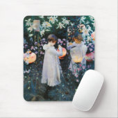 Gartennelke, Lilie, Lilie, Rose - John-Sänger Mousepad (Mit Mouse)