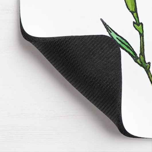 Gartennelken-Aquarellmalerei Mousepad (Ecke)