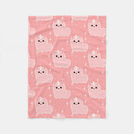 Gartennelkerosa flaumige Unicorn-Glitzern Fleecedecke