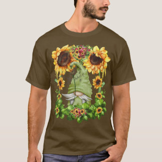 GartenNomaden für Frauen mit Sonnenblumen Niedlich T-Shirt